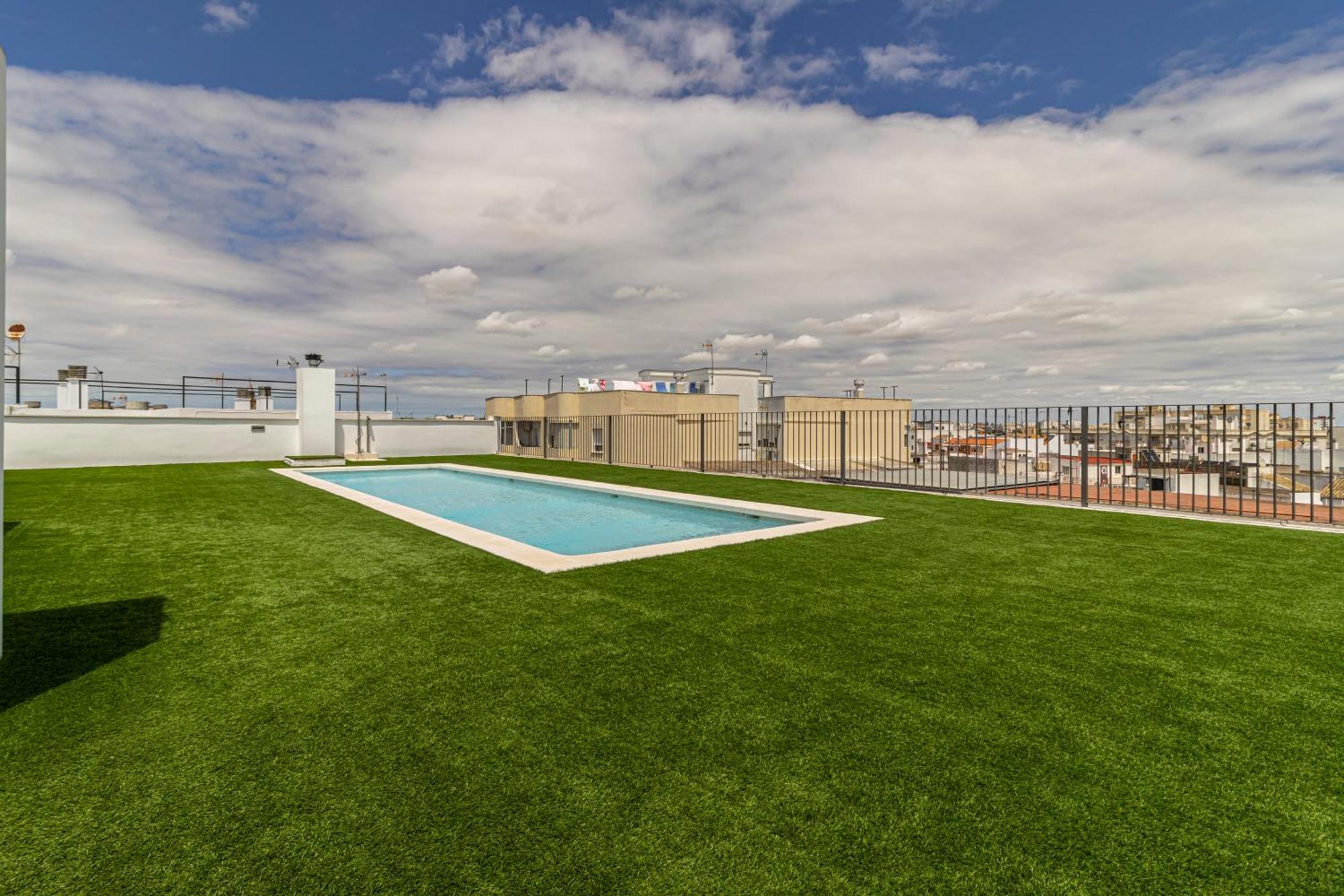 Allo Apartments San Clemente Centro 2 Habitaciones Parking Y Piscina Jerez de la Frontera Esterno foto